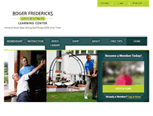 Tablet Screenshot of fredericksgolf.com